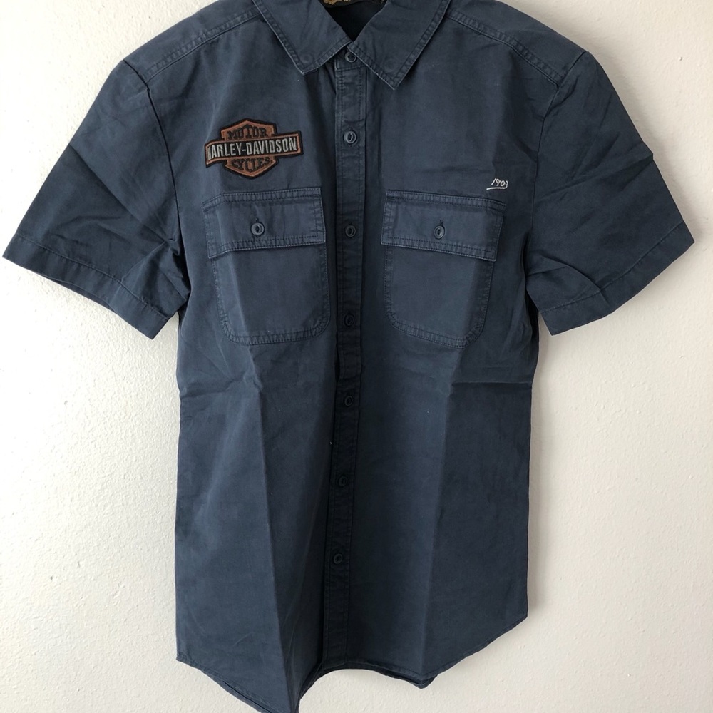 COPY - Harley Davidson button up men’s shirt